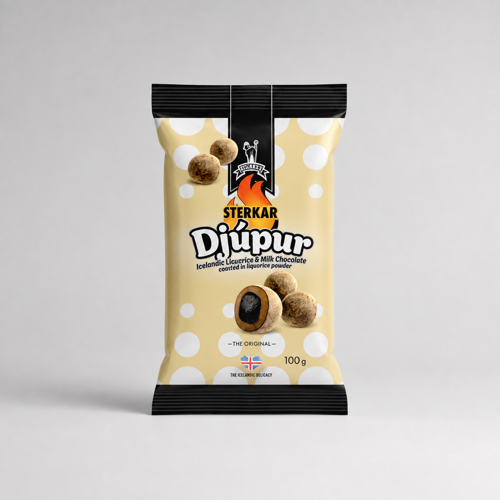 Freyja Sterkar Djúpur 100g – Scandinavian Sweets
