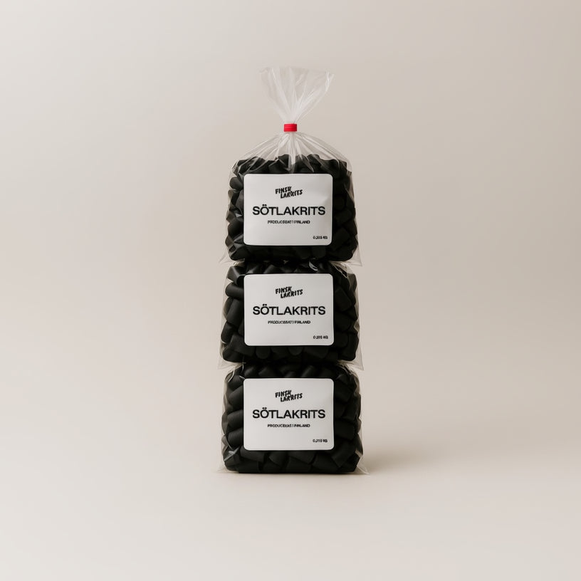 Sötlakrits 10-pack – Finsk Lakrits