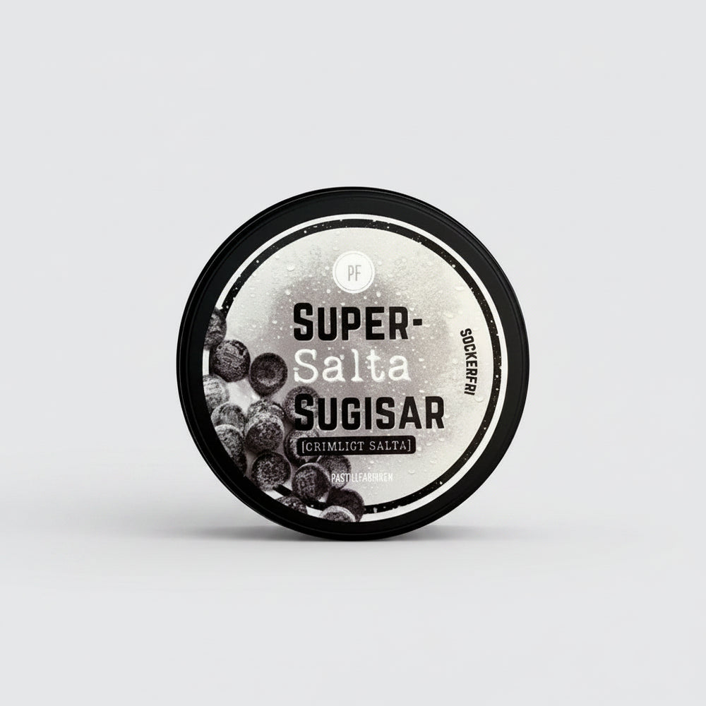 Pastillfabriken Super Salta Sugisar 35g – Scandinavian Sweets